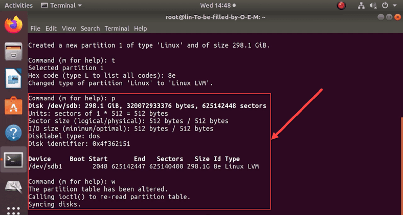 Por favor, verifique e registre as novas configurações.