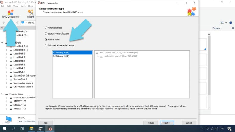 Rebuilding an array manually in the Constructor