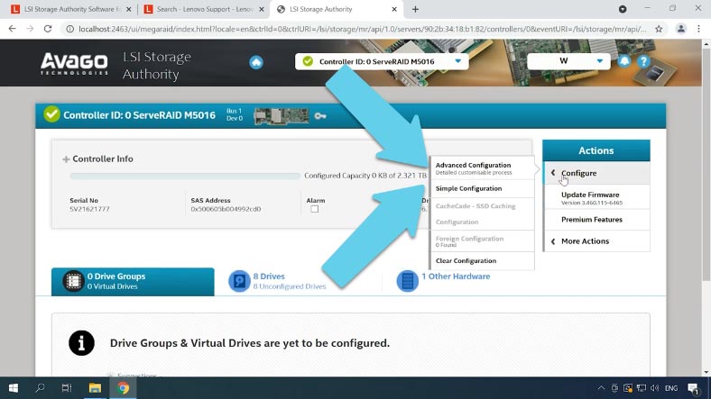 Select the configuration method