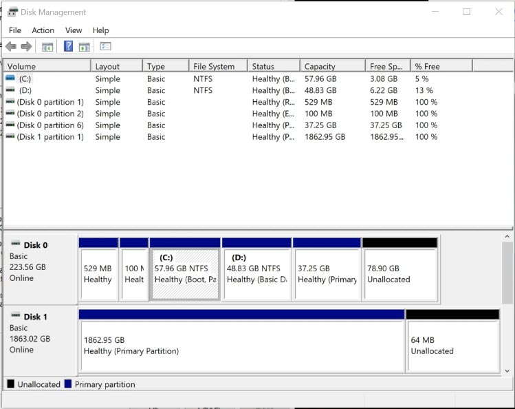 Windows may suggest to initialize or format the drives 