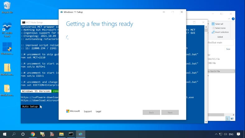 Proceso de actualización a Windows 11
