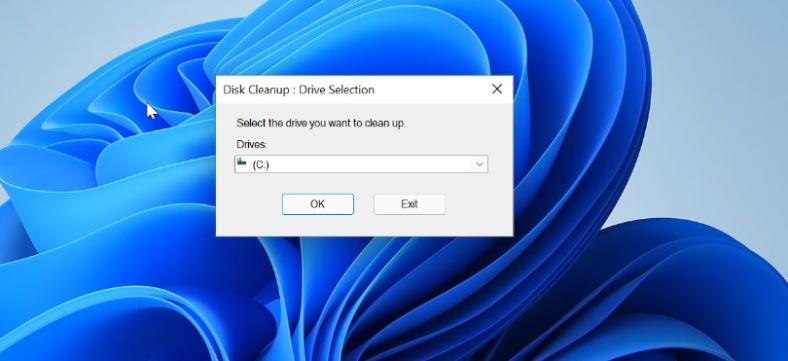 Disk Cleanup utility