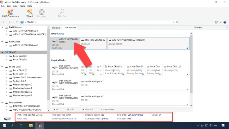 Verificar detalhes da matriz