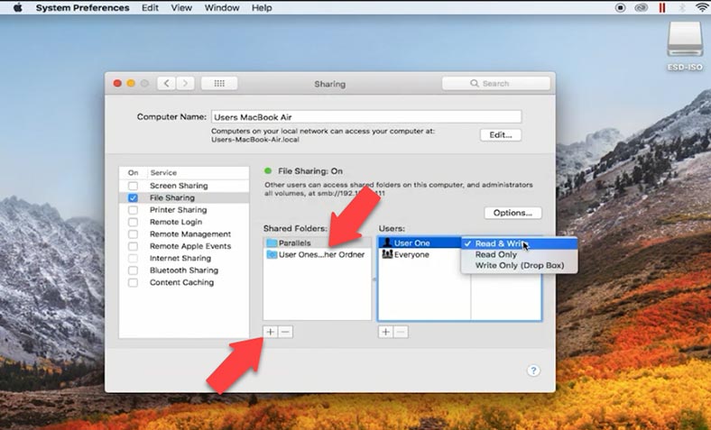 Add the folder containing virtual machine files to your shared folders