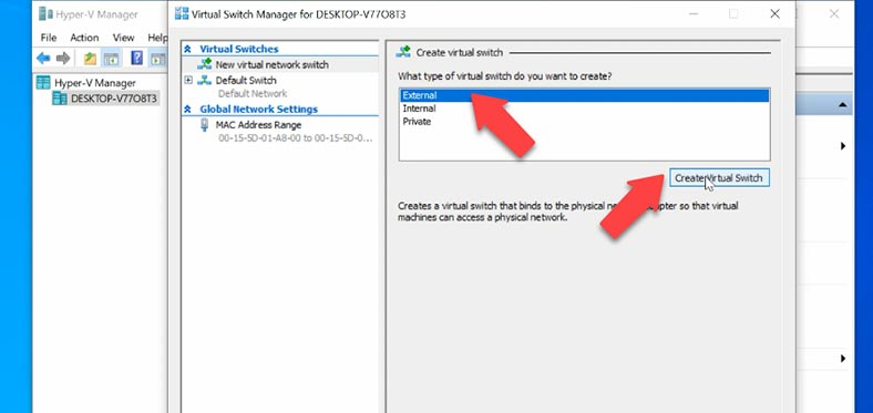 Create Virtual Switch