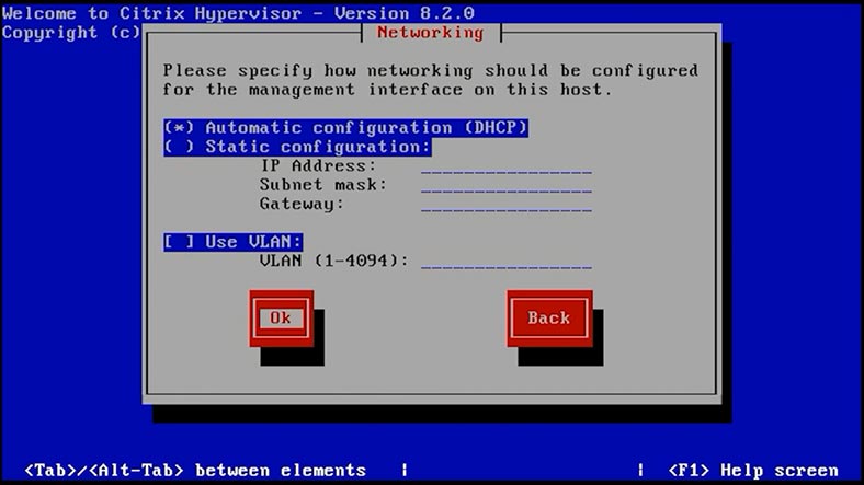 Configuring network options