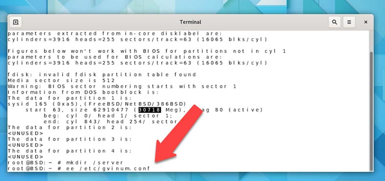 Create a RAID configuration file