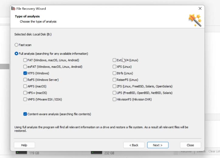 Formatting destroys all data