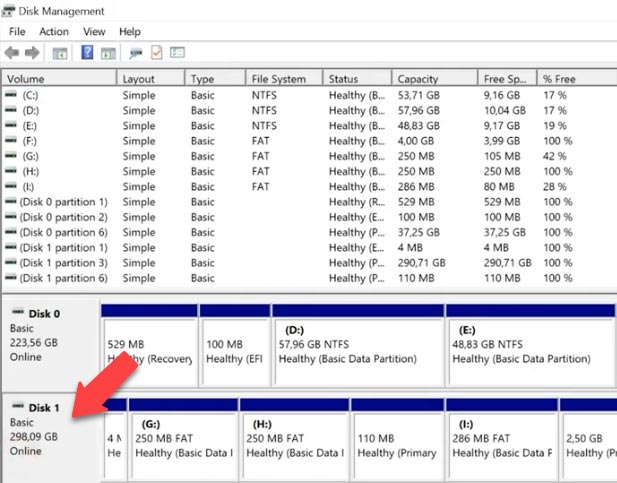 Disco ESXi em VMFS