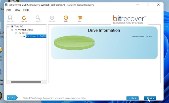 معالج Bitrecover VMFS Recovery