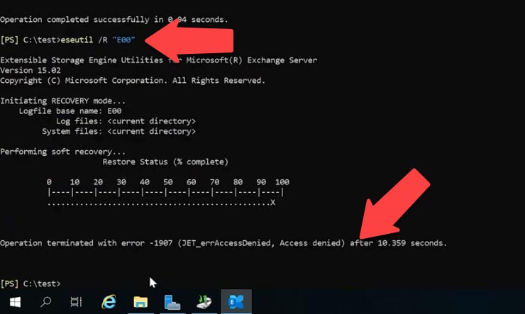 How to Recover a Windows Exchange Server Database