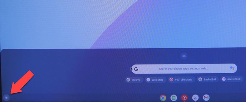 ChromeOS Flex-Desktop-Beschreibung