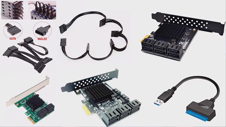 SATA-Adapter und Extender