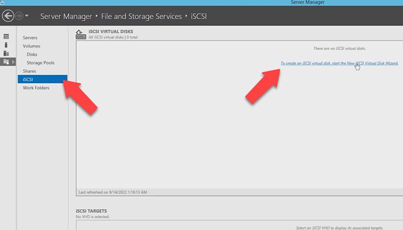 New iSCSI Virtual Disk