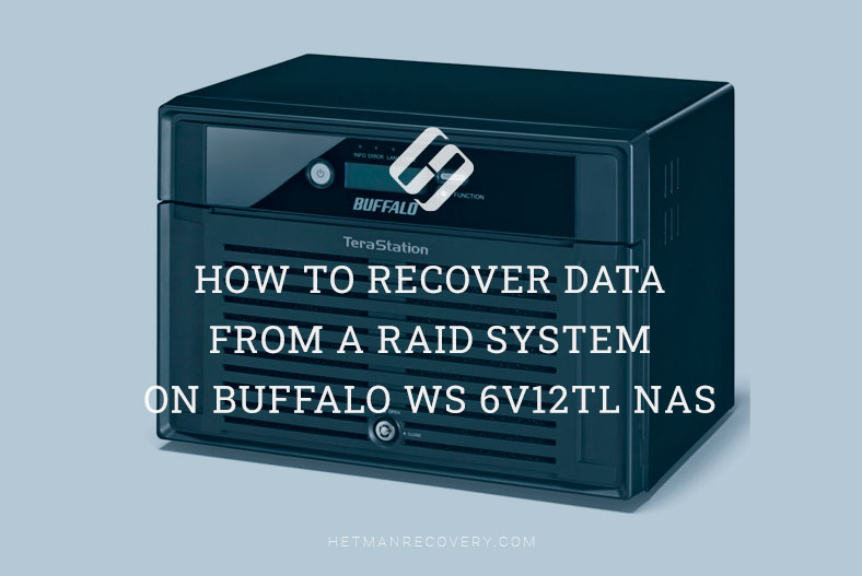 How to Recover Data from a RAID System on Buffalo WS 6V12TL NAS