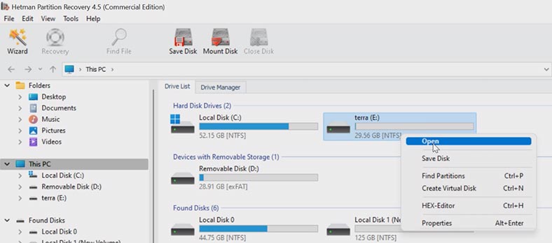 Hetman Partition Recovery