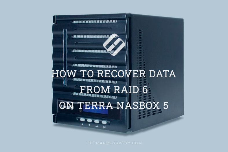 How to Recover Data from RAID 6 on Terra NASbox 5
