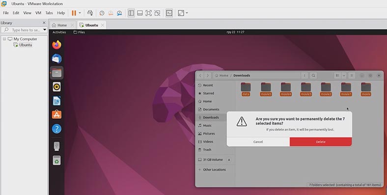 Compacting a dynamic disk