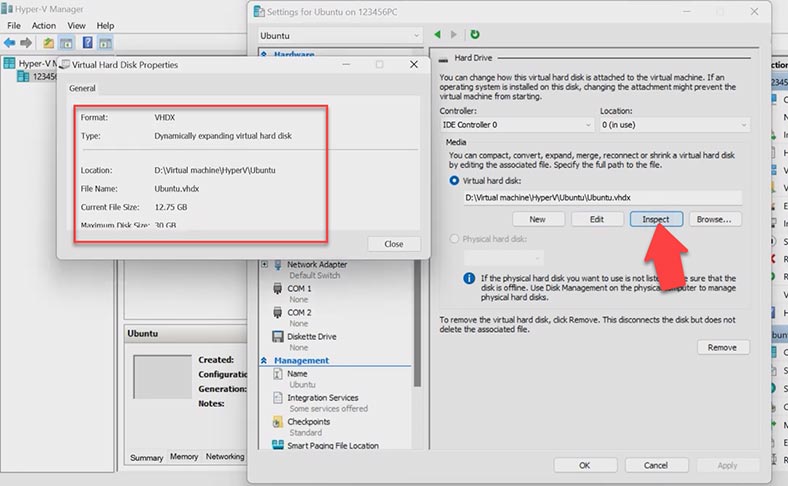 Checking disk compact effects