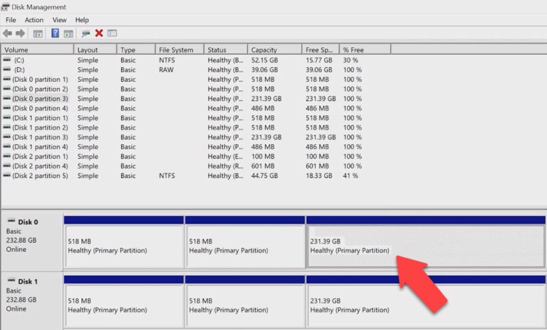 Disk Management Windows