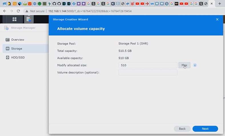 Indicar el tamaño y sistema de archivos del futuro RAID