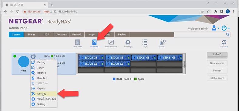 Deleting an existing array