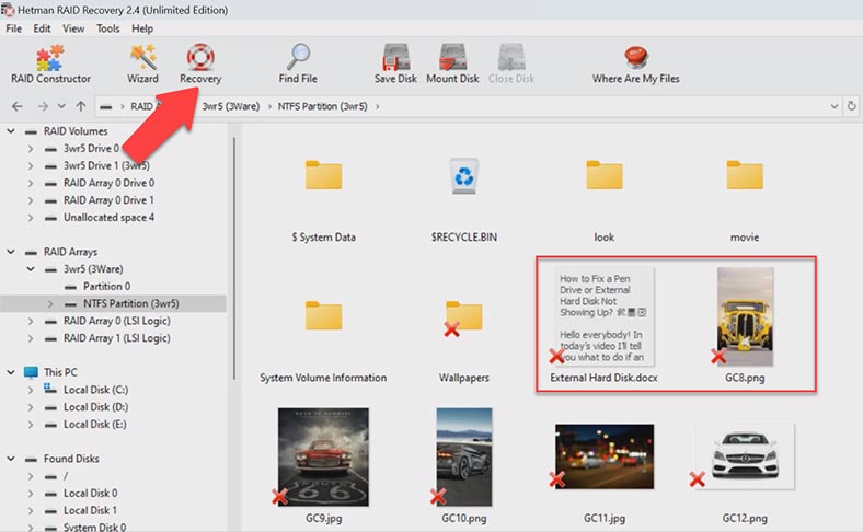 Відновлення даних Hetman RAID Recovery