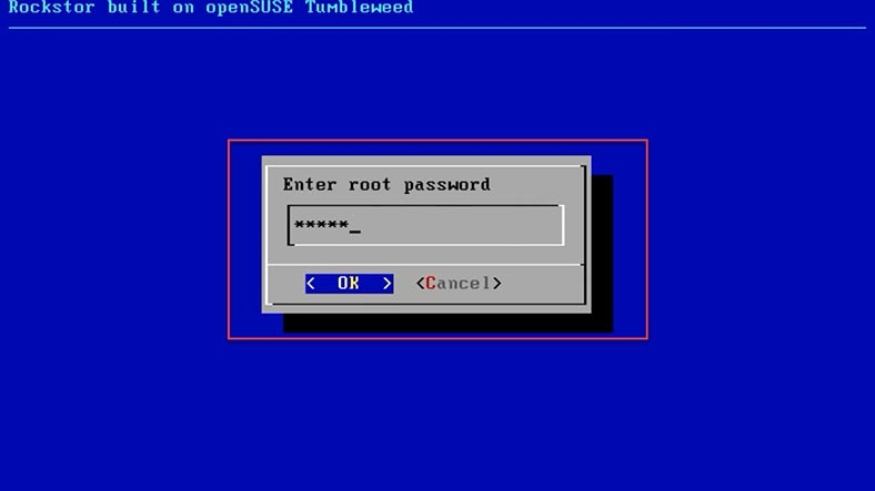 Set the root user password