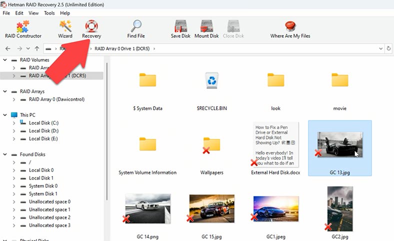 Відновлення даних Hetman RAID Recovery