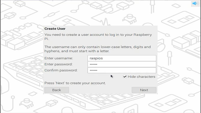 Create a new user