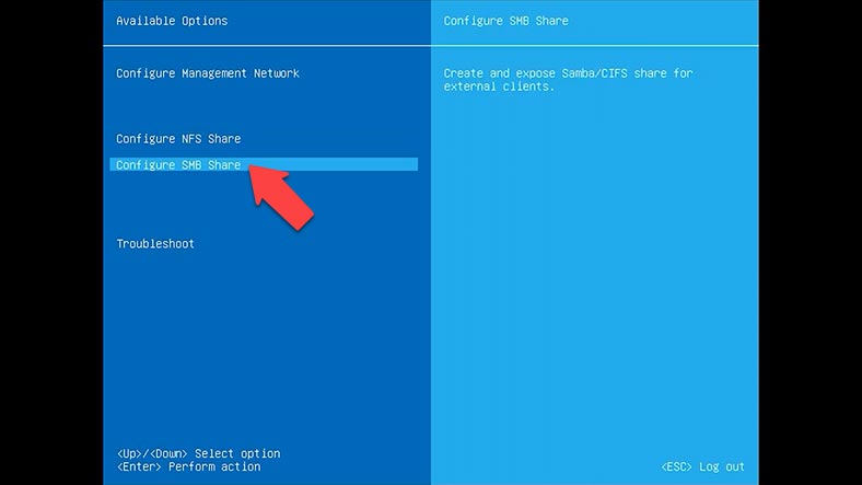 Configuración de SMB