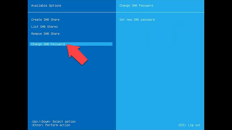 SMB-Passwort ändern