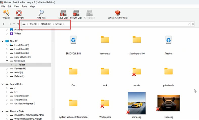 قراءة قرص APFS في نظام التشغيل Windows