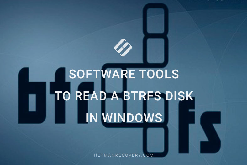 Software Tools to Read a BTRFS disk in Windows