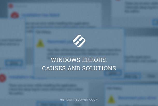 Windows Errors Troubleshooting. How to Fix Windows Errors