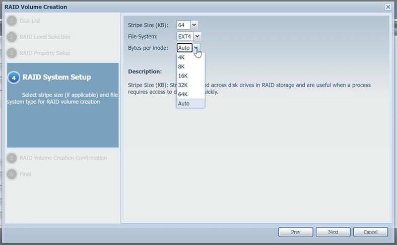 RAID-Systemeinstellungen