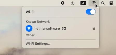 MacOS: підключення до Wi-Fi мережі