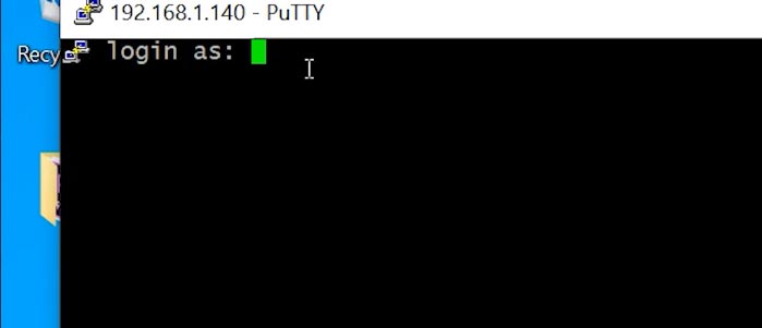 Utilizar o cliente ssh: introduza o endereço IP do seu computador Mac e, em seguida, o seu nome de utilizador e palavra-passe para iniciar sessão 