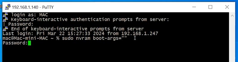 Use this command to go back to normal boot: sudo nvram boot-args=''