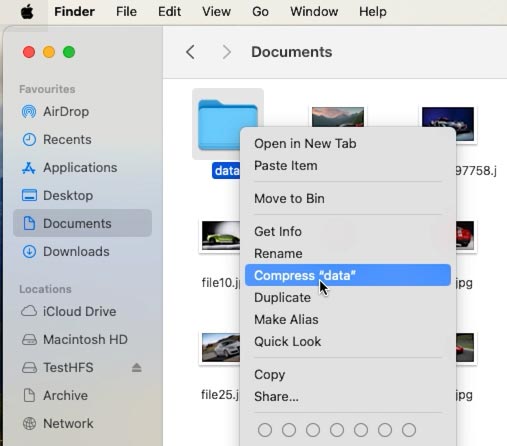 Звільнити місце на диску Mac за допомогою стиснення файлів
