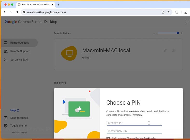 Chrome Remote Desktop: Connexion à distance