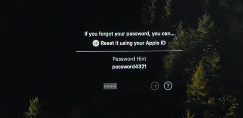 Możesz zresetować hasło przy użyciu swojego Apple ID