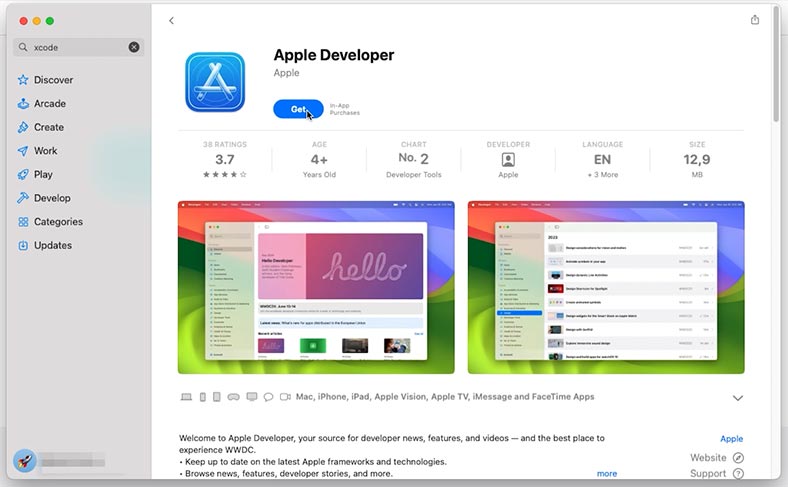 Завантажуємо програму – Apple Developer