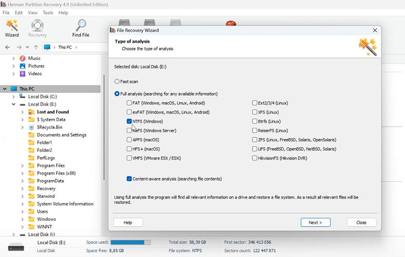 Hetman Partition Recovery: Vollständige Analyse