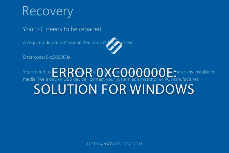 Error 0xc000000e: Solution for Windows