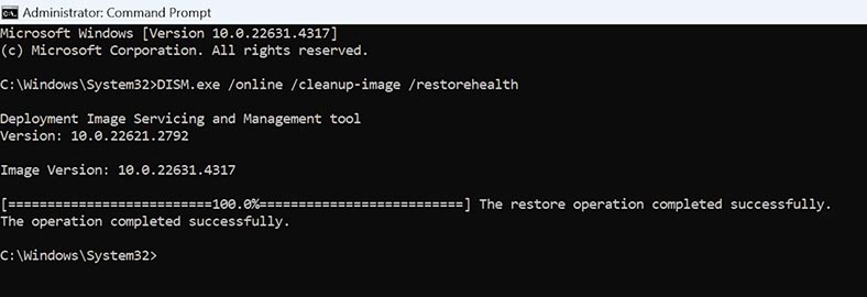 DISM.exe /online /cleanup-image /restorehealth