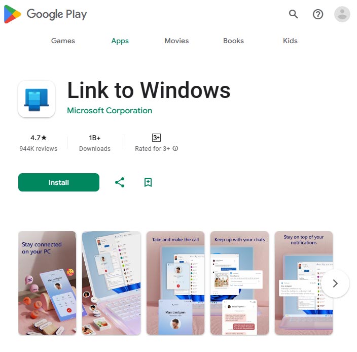 Link to Windows