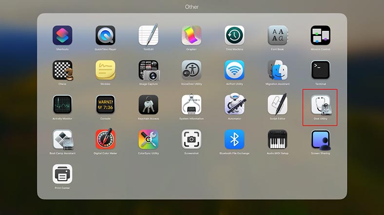 Дискова утиліта macOS