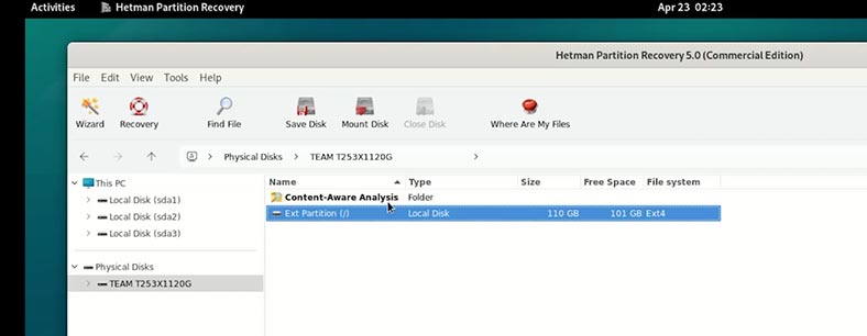 Hetman Partition Recovery: partycje Debiana Hetman Partition Recovery: partycje Debiana