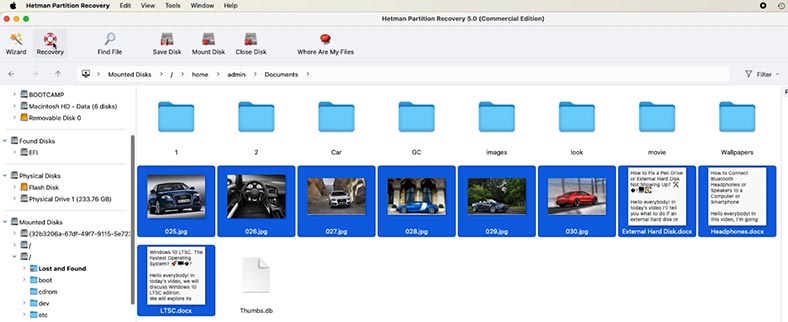 Hetman Partition Recovery: przejdźcie do folderu, w którym zostały zapisane pliki Hetman Partition Recovery: przejdźcie do folderu, w którym zostały zapisane pliki